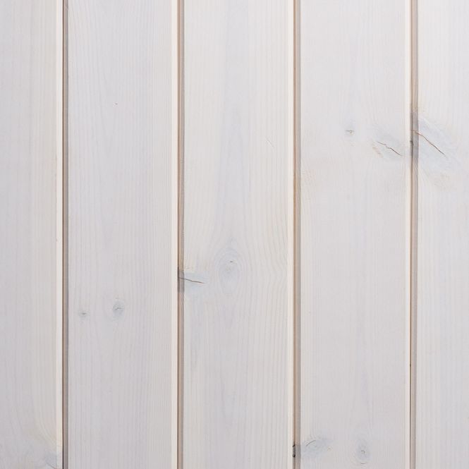 Hovedbilde Panel kvitpigm. 14x120 mm, m
